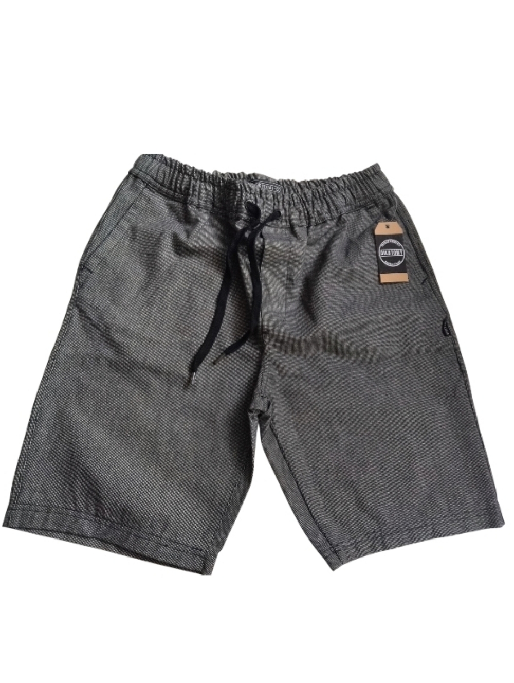 Dikotomy Men's Gray Drawstring Casual Shorts New Size M
